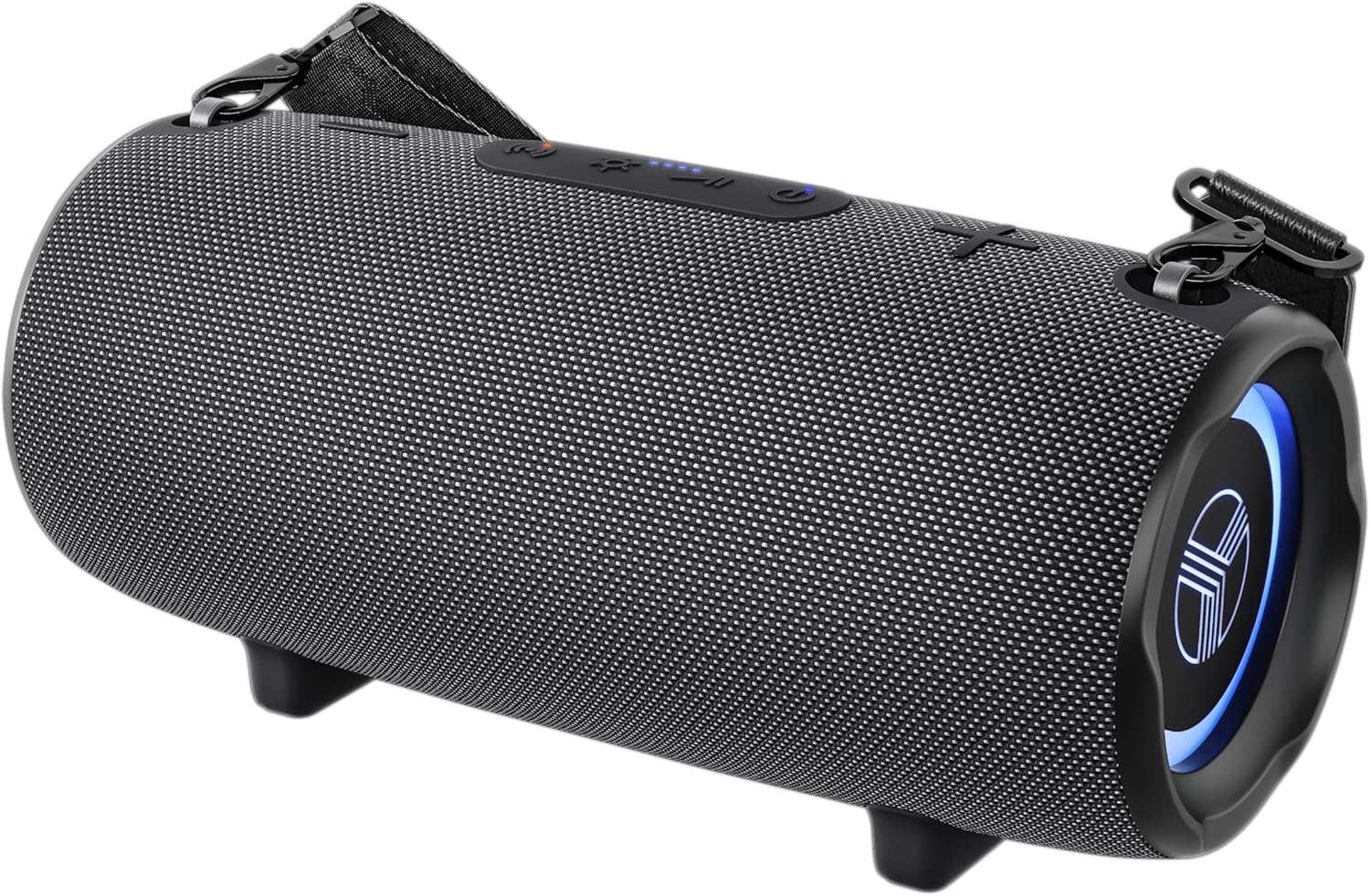 TREBLAB HD-Max – Loud Bluetooth Speaker Wireless, 60W, 20H Playtime, Powerbank, IPX7 Outdoor Portable Speaker, TWS, Deep Bass, Waterproof Bluetooth Party Speaker with Microphone & RGB Lights