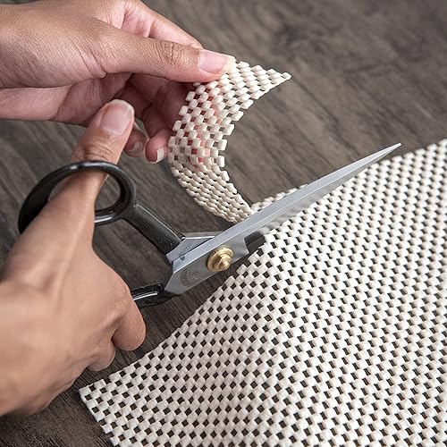 Miniatura 4 de nuLOOM Beau Comfort - Almohadilla antideslizante para alfombra, 9 x 12 pies, color blanco