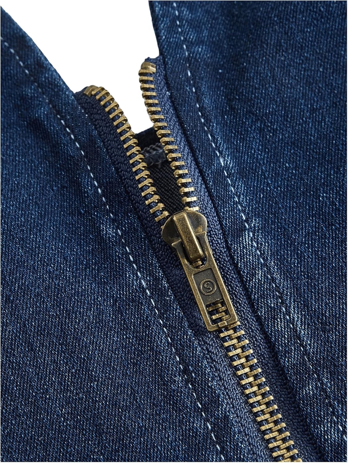 Floerns Women's Y2k Denim Halter Tops Backless Sleeveless Zipper Club Jean Crop Top - Image 2