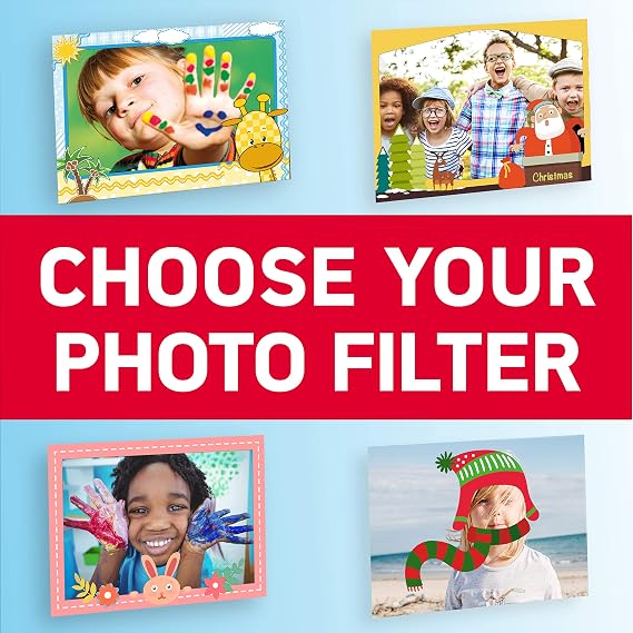 AGFA Photo Kids Digital Camera with Selfie Mode 3.5 LCD Screen, Photo & Video, Fun Filters, Dual Camera, Rechargeable Battery, Easy-to-Use Toddler Camera, Gift for Boys & Girls