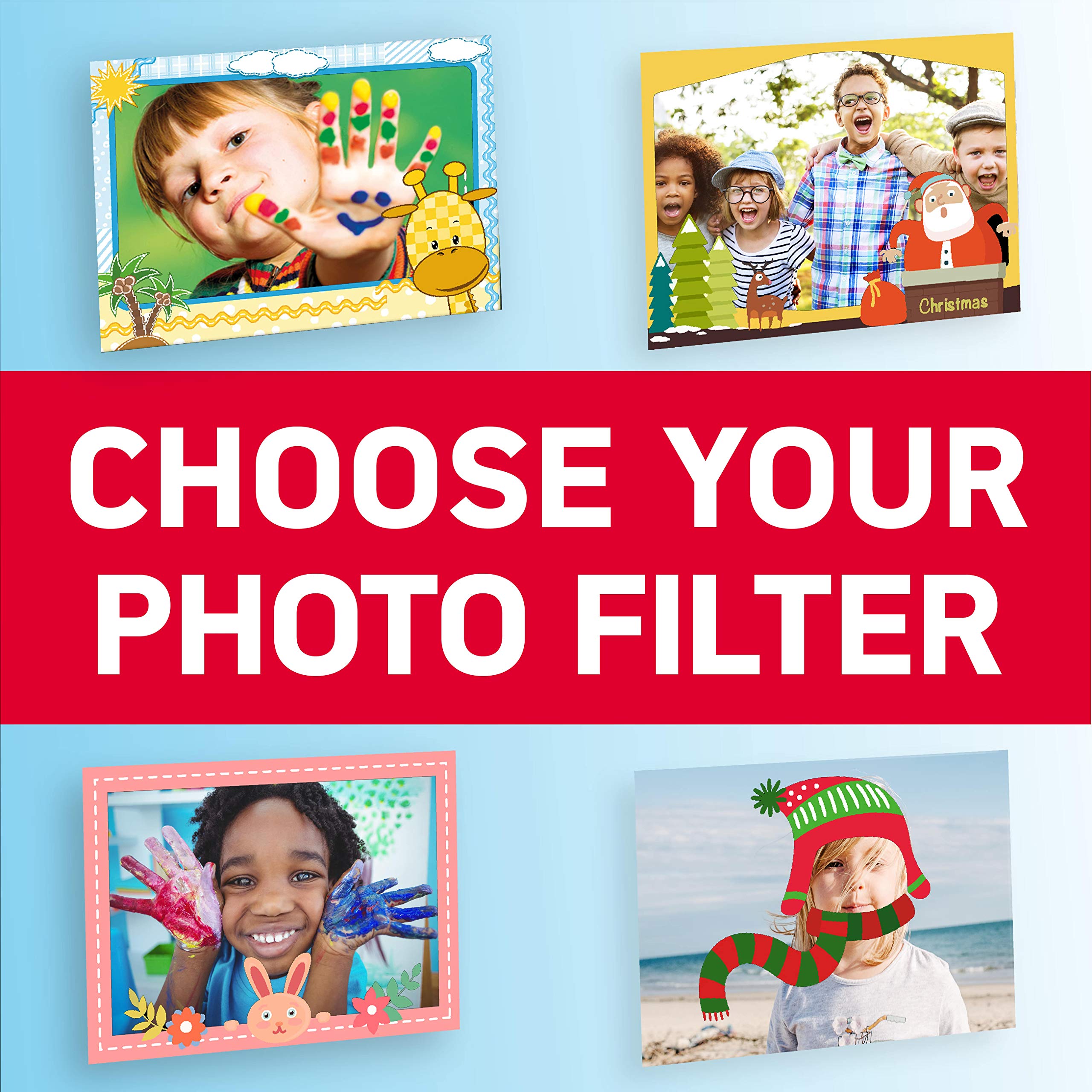 AGFA PHOTO Realikids Cam 2 - Aparat cyfrowy dla dzieci (zdjęcie, wideo, ekran LCD 3,5", filtry fotograficzne, tryb selfie, bateria litowa)