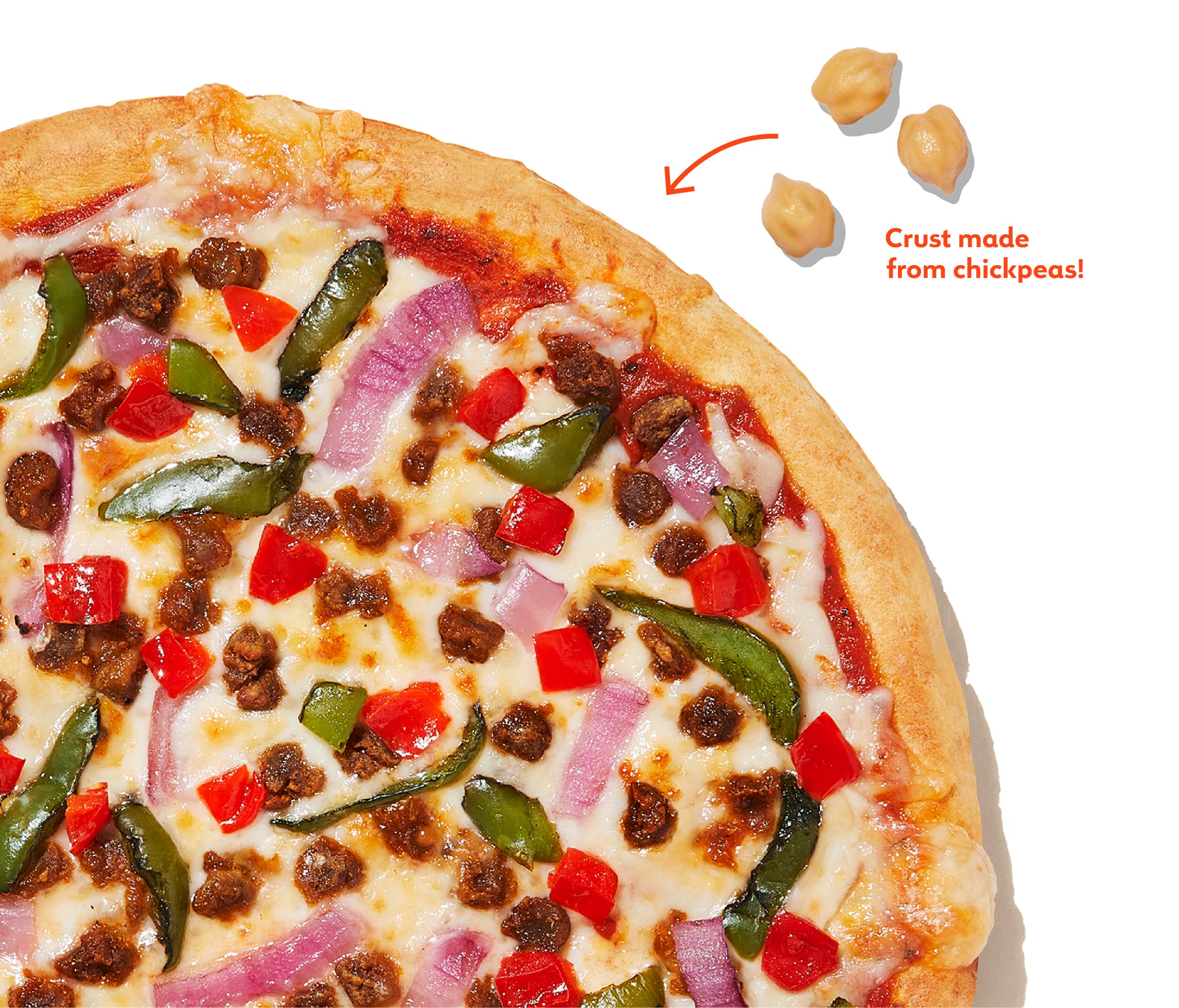 Banza Chickpea Frozen Pizza Variety Pack (Supreme, Plain Crust, Four Cheese) High Protein