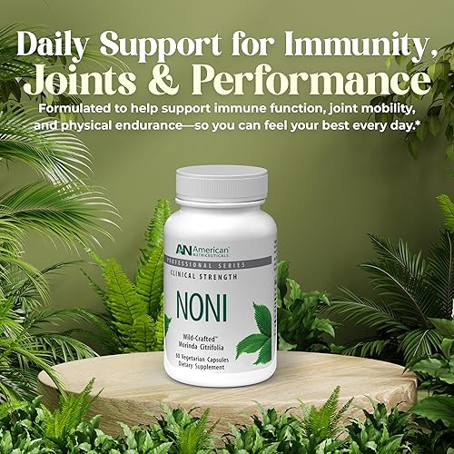 Miniatura 5 de American Nutriceuticals Noni - 60 Cápsulas - Potente adaptógeno para una energía equilibrada - 100% polvo de fruta entera