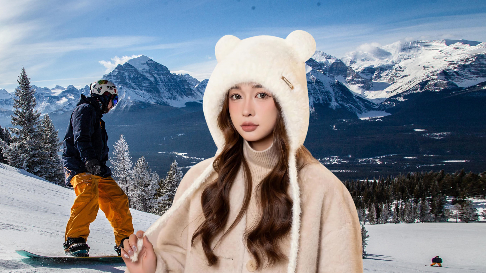 Gorro invierno mujer con orejeras y forro polar miniatura 7