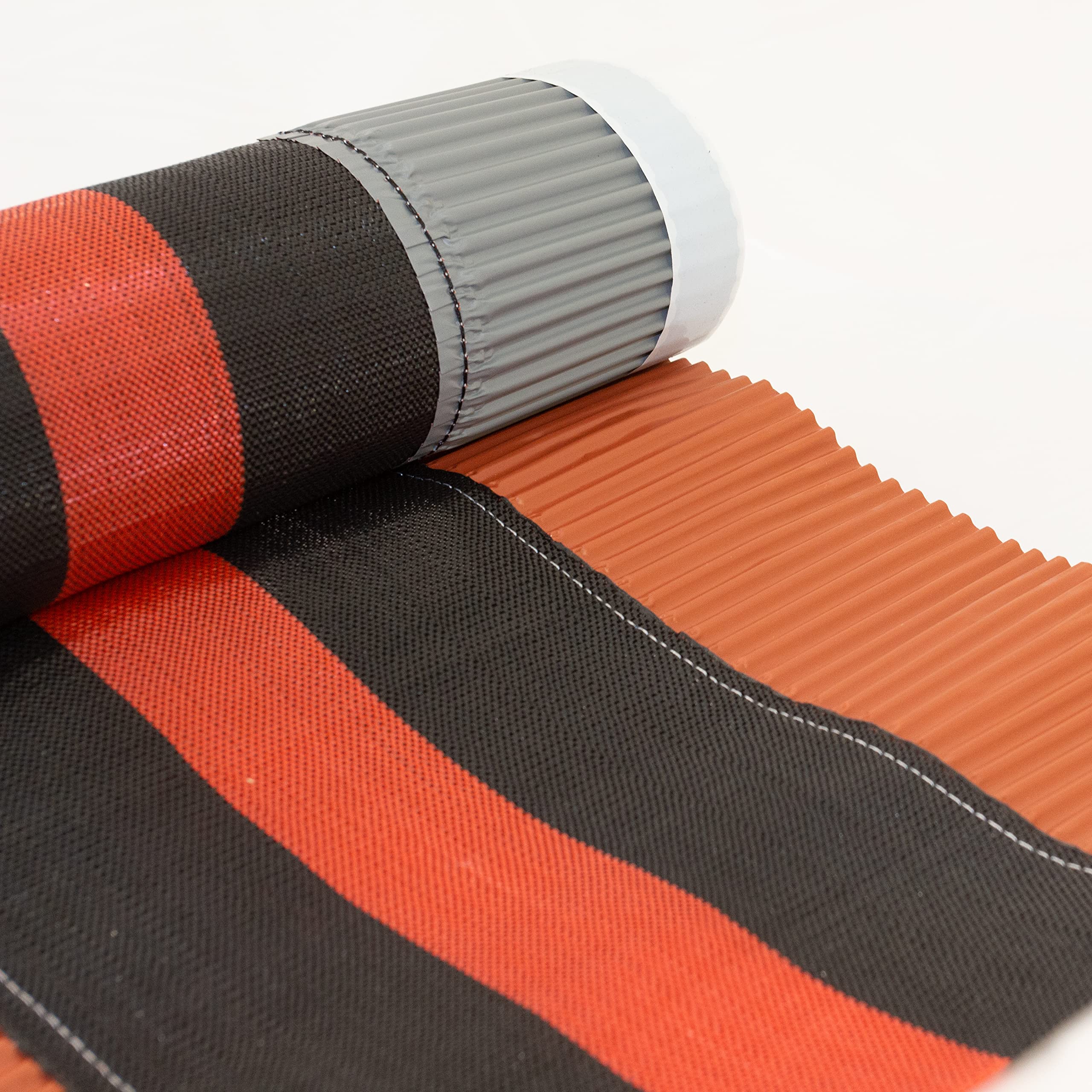 Nastro Sottocolmo Ventilato FTMETALLI - Rotolo 5m In Alluminio/Polipropilene, Colore Rosso Mattone, Made In Italy - Foto 2