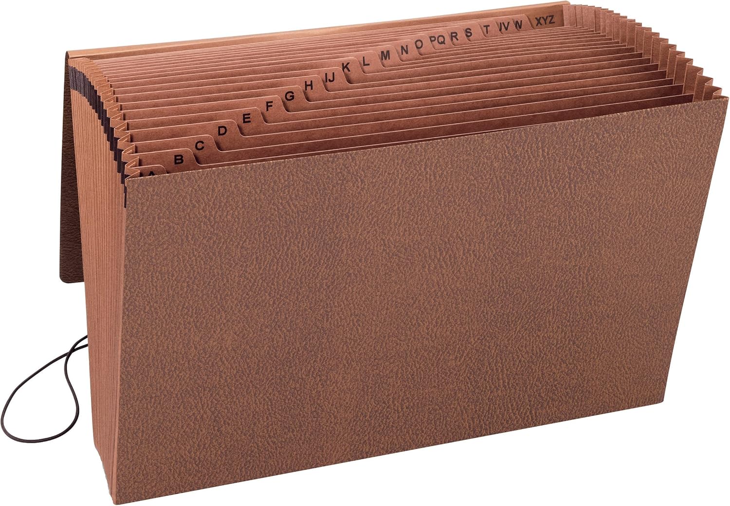 Smead TUFF Expanding File, 21 Pockets, Alphabetic (AZ), Flap and Cord Closure