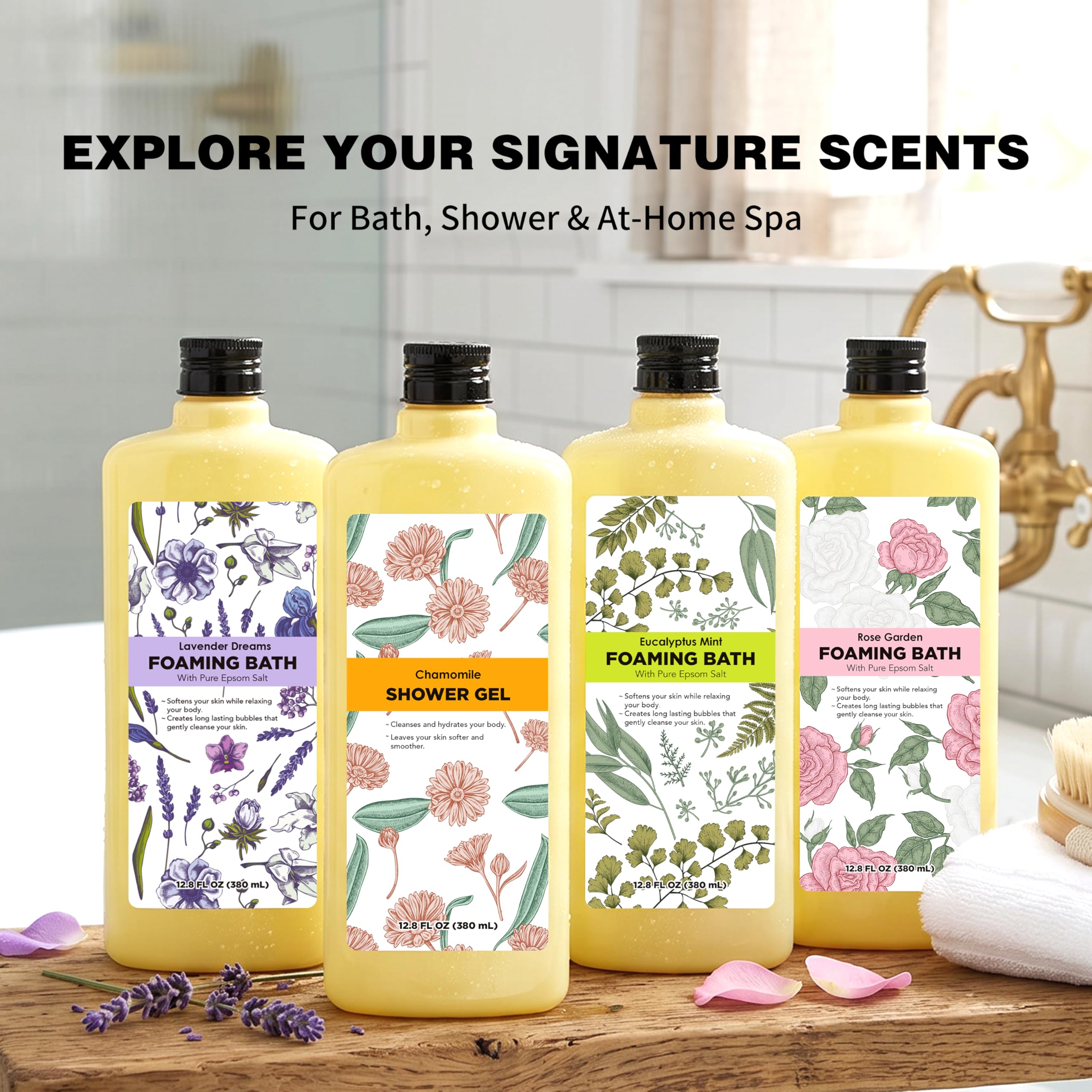 Amazon.com : Serenity Sanctuary Bubble Bath for Women, Scented