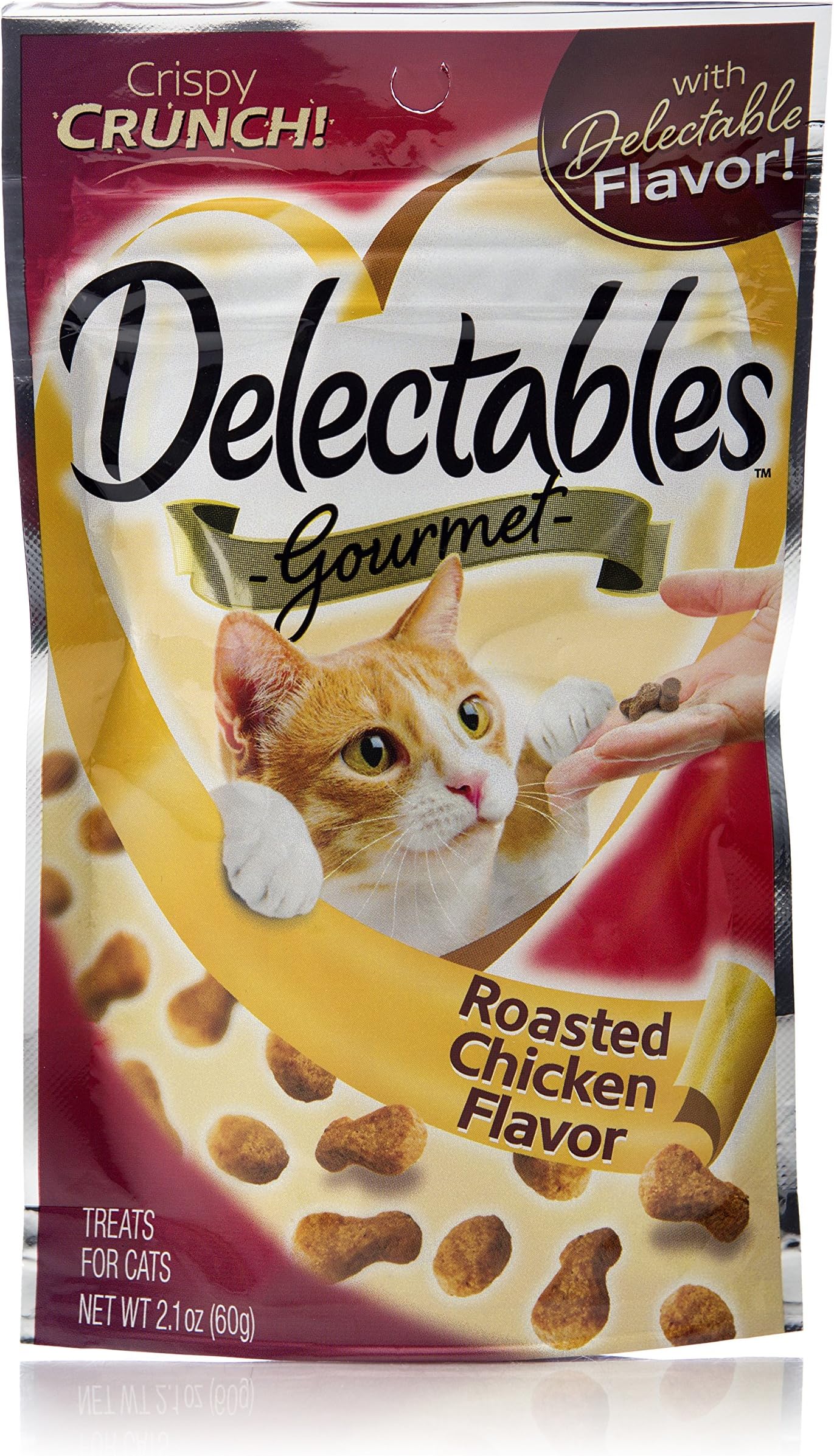 Gourmet Crunchy Cat Treats 2.1Oz - Roasted Chicken