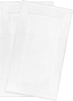 Vista 118 de Cotton Paradise Tapetes de baño antideslizantes 100% algodón para baño, 17 x 24 pulgadas, suaves, absorbentes, de secado rápido, lavables a máquina