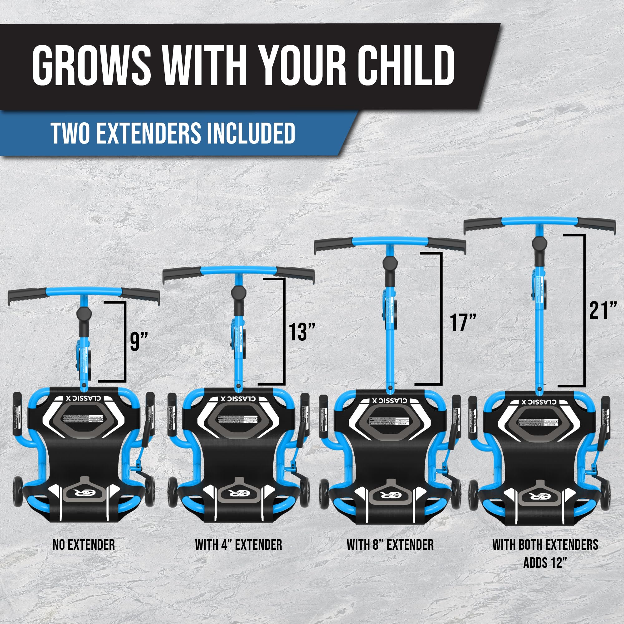 EzyRoller Classic X : véhicule pour enfants de 3 à 14 ans EzyRoller Classic X : véhicule pour enfants de 3 à 14 ans