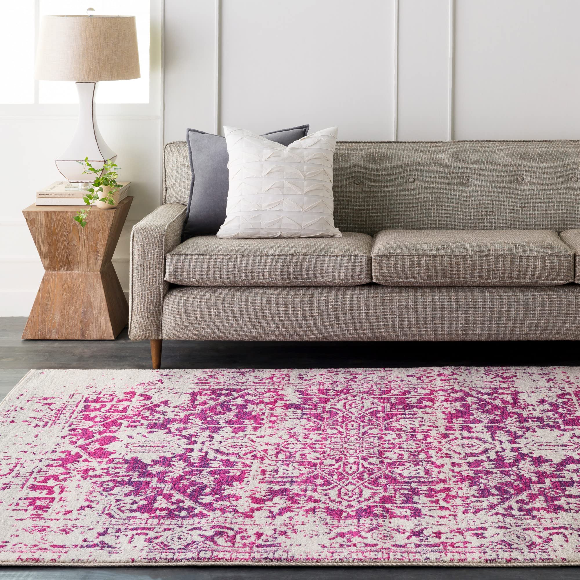 Livabliss Syracusa Vintage Rug Runner 80x220 cm for Living Room Hallway & Kitchen, Traditional Boho Design - Image 2