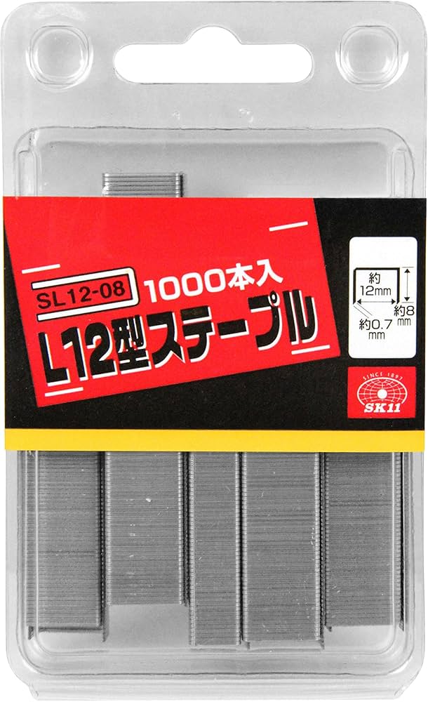 Amazon | SK11(エスケー11) L12型ステープル 1000本入 SL12-08