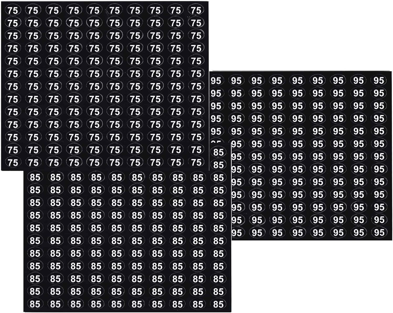 Vending Machine Price Labels Generic soda, Snack .75, 85