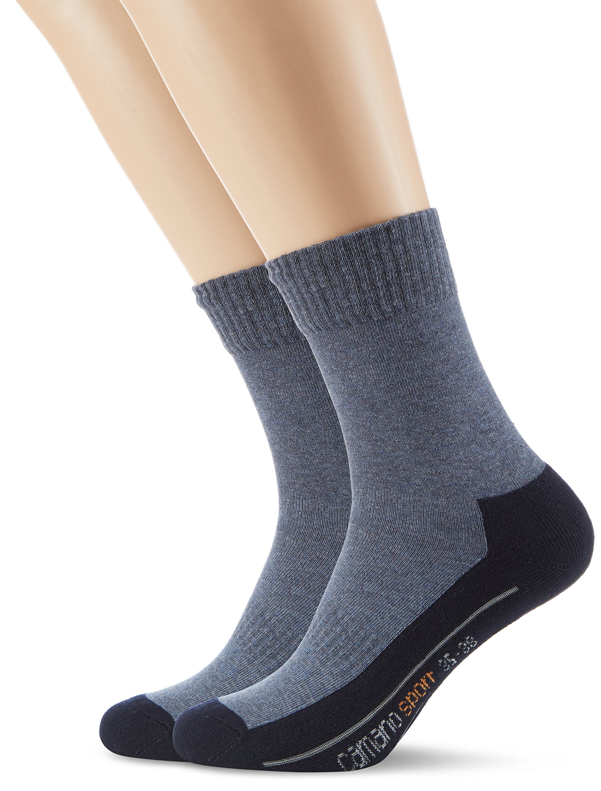 Camano Men's sports socks (pack of 2). - Blue - 2.5/5