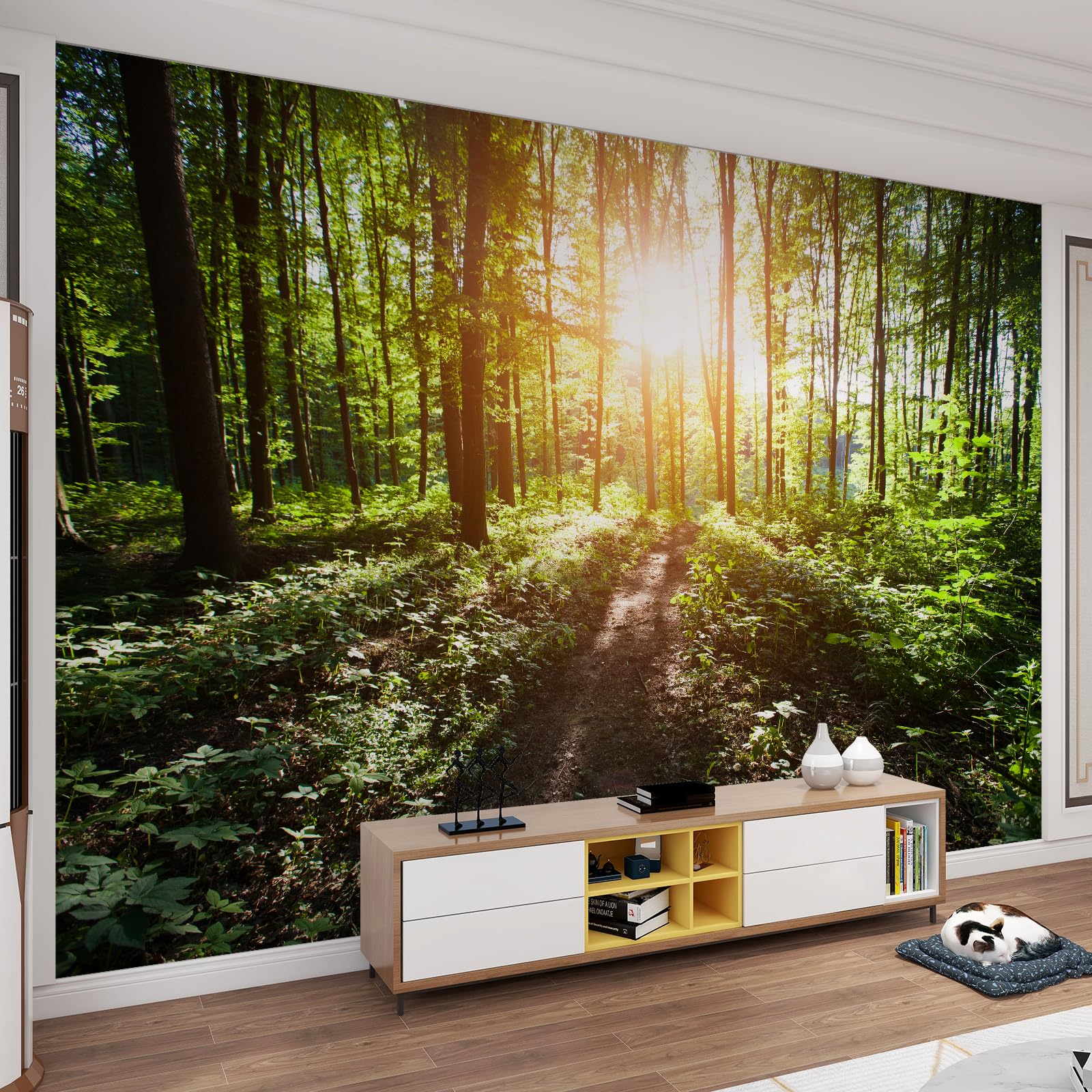 Papier peint 3D stickers muraux anti-déformation pour rénover un mur abîmé
