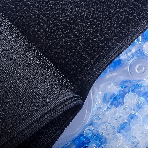 Miniatura 7 de Terapia, cuentas de gel reutilizables para calor y frío, la mejor bolsa de hielo con correa elástica ajustable para rodilla, alivio del dolor