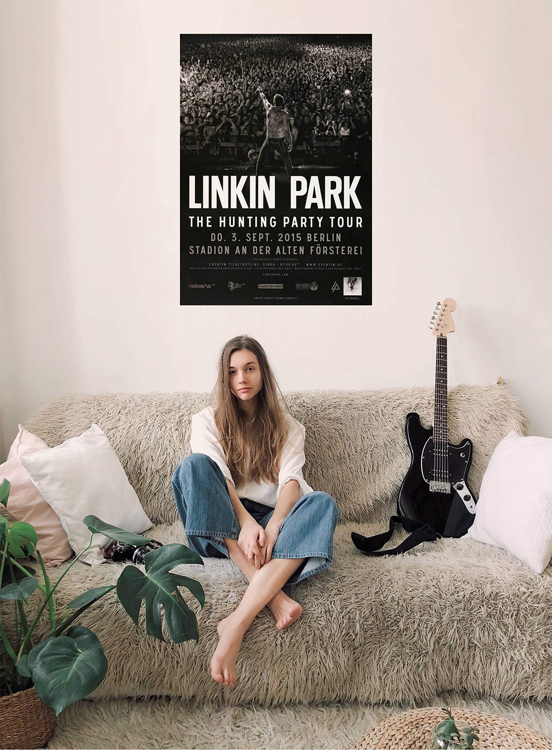 Linkin Park - Hunting Party, Berlin 2015 » Konzertplakat/Premium Poster | Live Konzert Veranstaltung | DIN A1 «