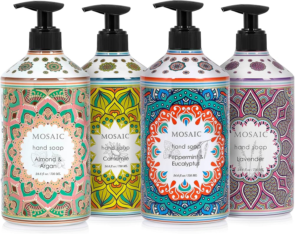【hug】treatment soap300ml *5 Amazon.com : AnatoliaDaphne Mosaic Liquid Hand Soap/Wash Gift Set
