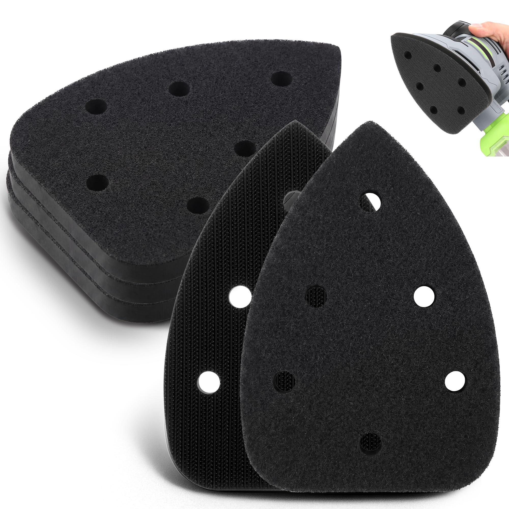 Ryobi Sanding Pads - 8 Foam Backing Pads -11