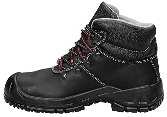 ELTEN Renzo GTX XW Mid ESD S3 CI Safety Shoes for Men and Women Leather Steel Toe Cap Lightweight Robust 46 Black