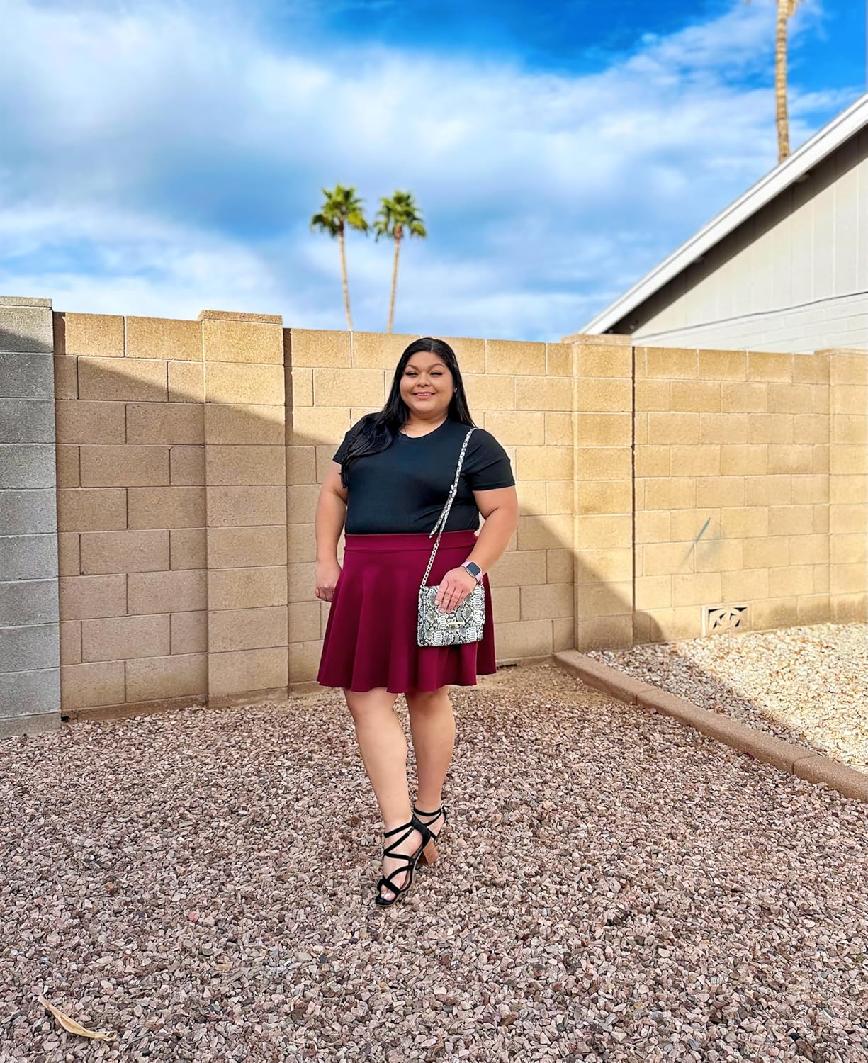 FOREYOND Plus Size Bodysuits for Women Short Sleeve Scoop Neck Bodysuit One Piece Body Suit Tops - Image 2