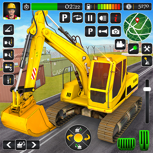 Juego de construcción de excavadoras: simulador de excavadora y juego de escuela de conducción de maquinaria pesada