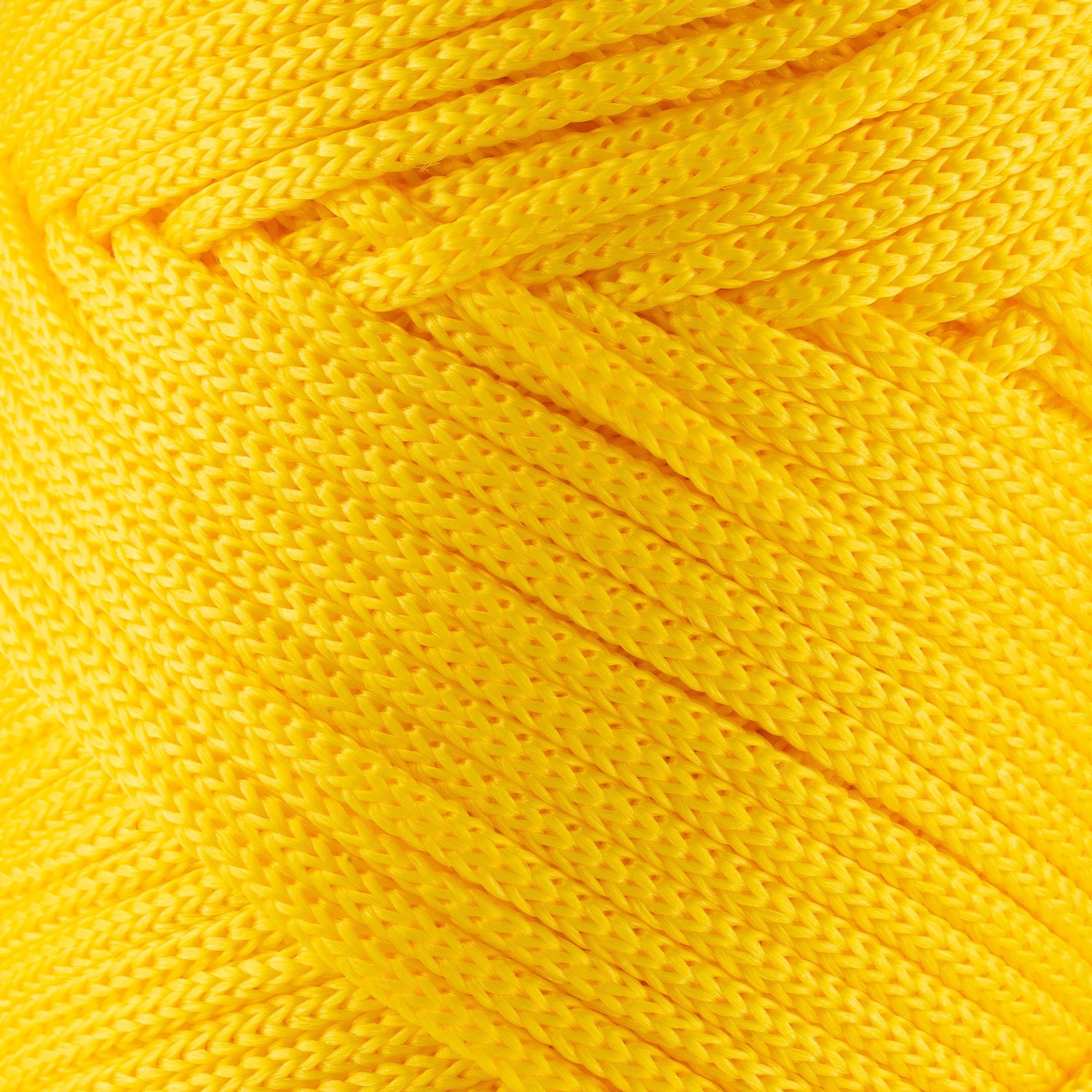 Sensy 3mm Polyester Macrame Cord, 131 Yards, Yellow, 2 Skeins - Image 2