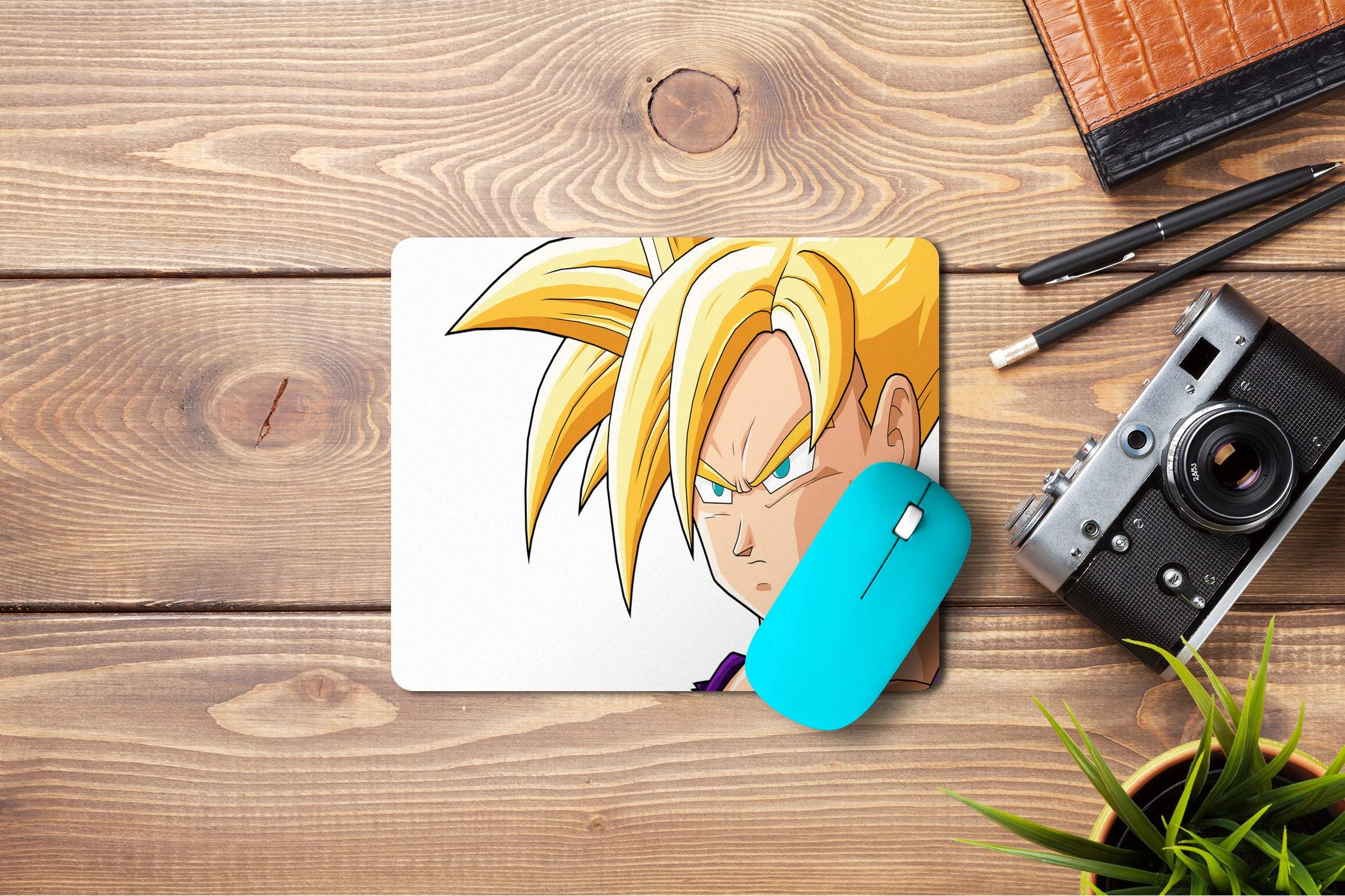 5 Ace Cell saga SSJ Gohan moud 1 Printed Designer Speed Mousepad for Laptop|Dekstop|Gamers|Graphic designers-7x8.5 Inches