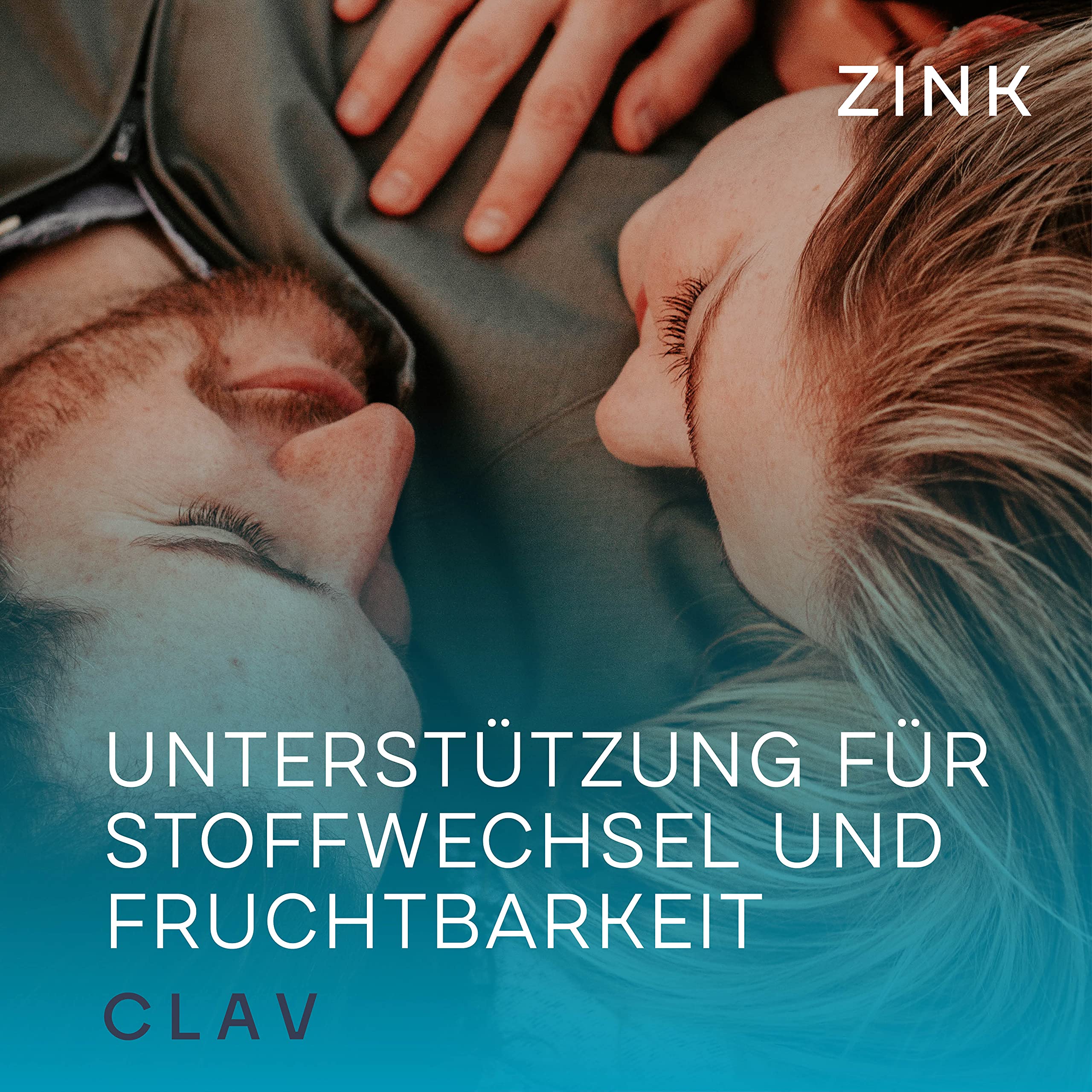 CLAV® Zink 25mg, Premium Bisglycinat hochdosiert, 540 Vegane Tabletten