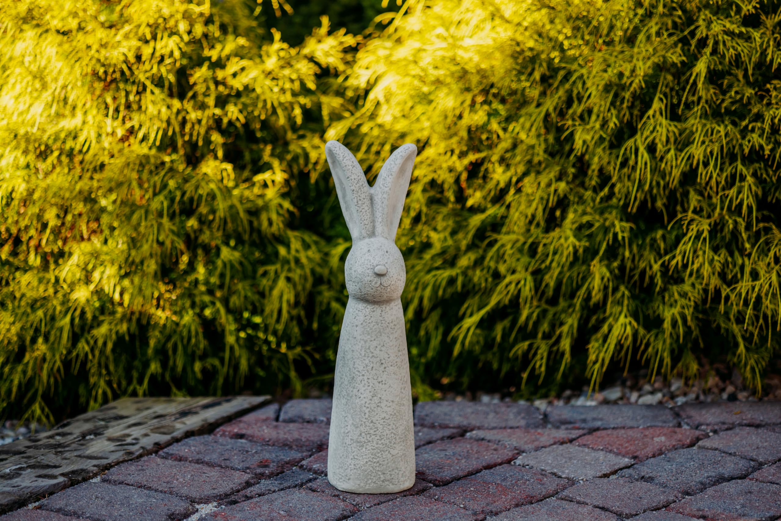 gartendekoparadies.de Hasen Figuren, Steinfiguren, Ostern, Dekorative Skulpturen, frostbeständig für Außenbereich (Hasen-Set)