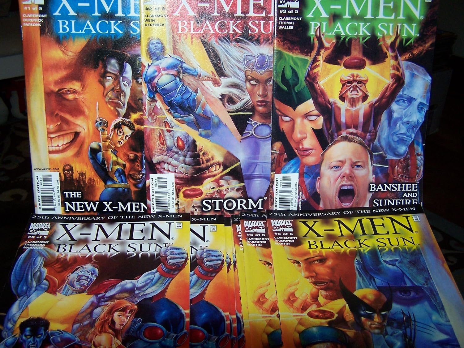 X Men Black Sun, complete Louis Books