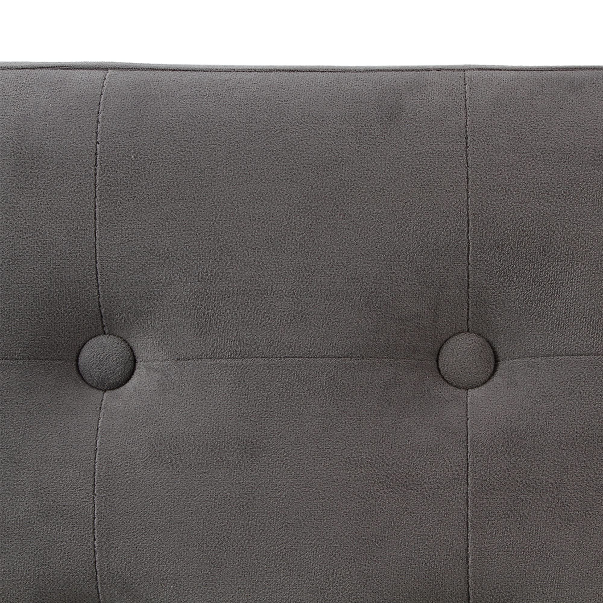 Pouf Atmosphera Lysandre - Pieghevole, Grigio, Doppia Seduta