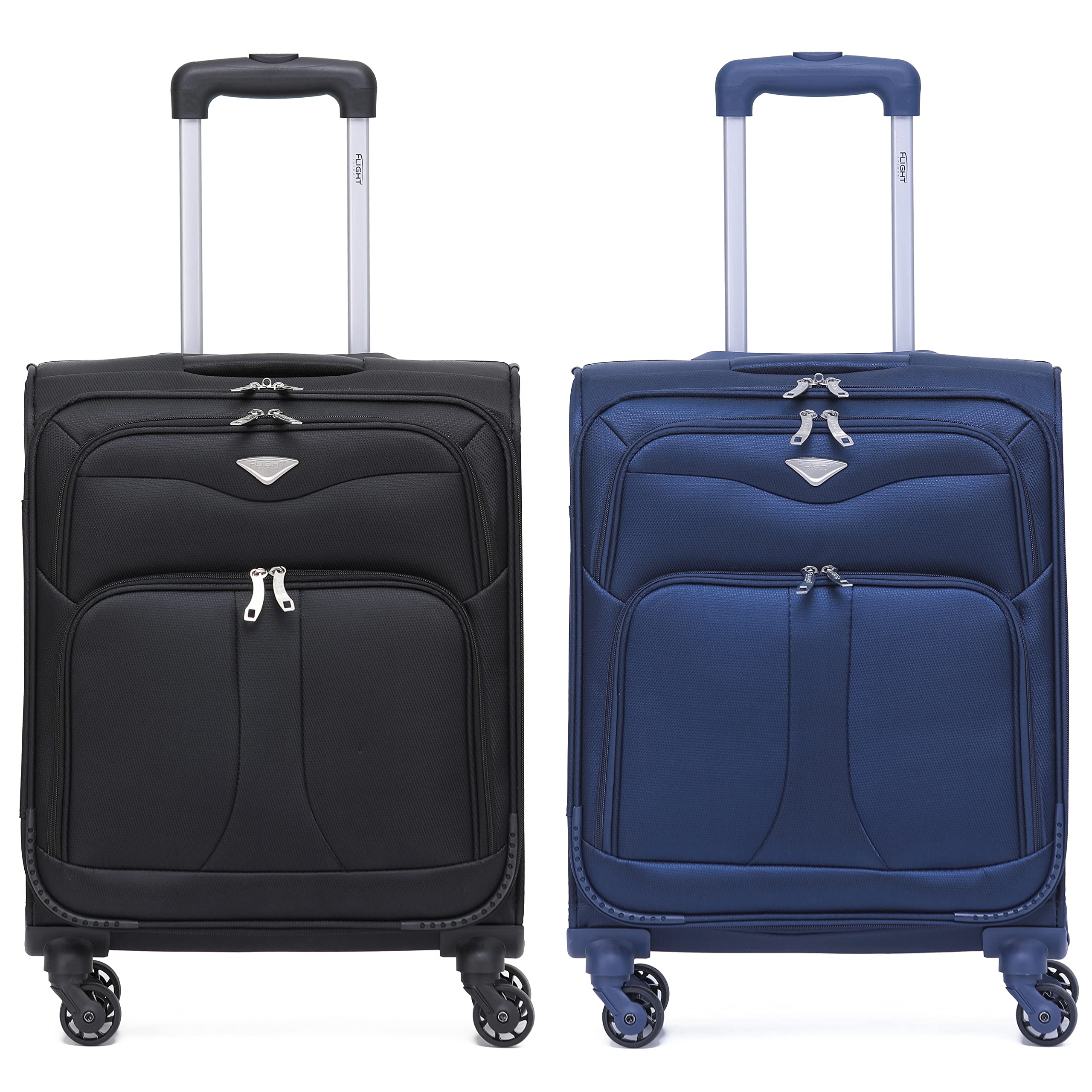 Flight Knight Lightweight 4 Wheel 800D Soft Case Suitcases Anti Crack Cabin & Hold Luggage Options Approved for Over 100 Airlines Including easyJet, BA & Many More! — view 132