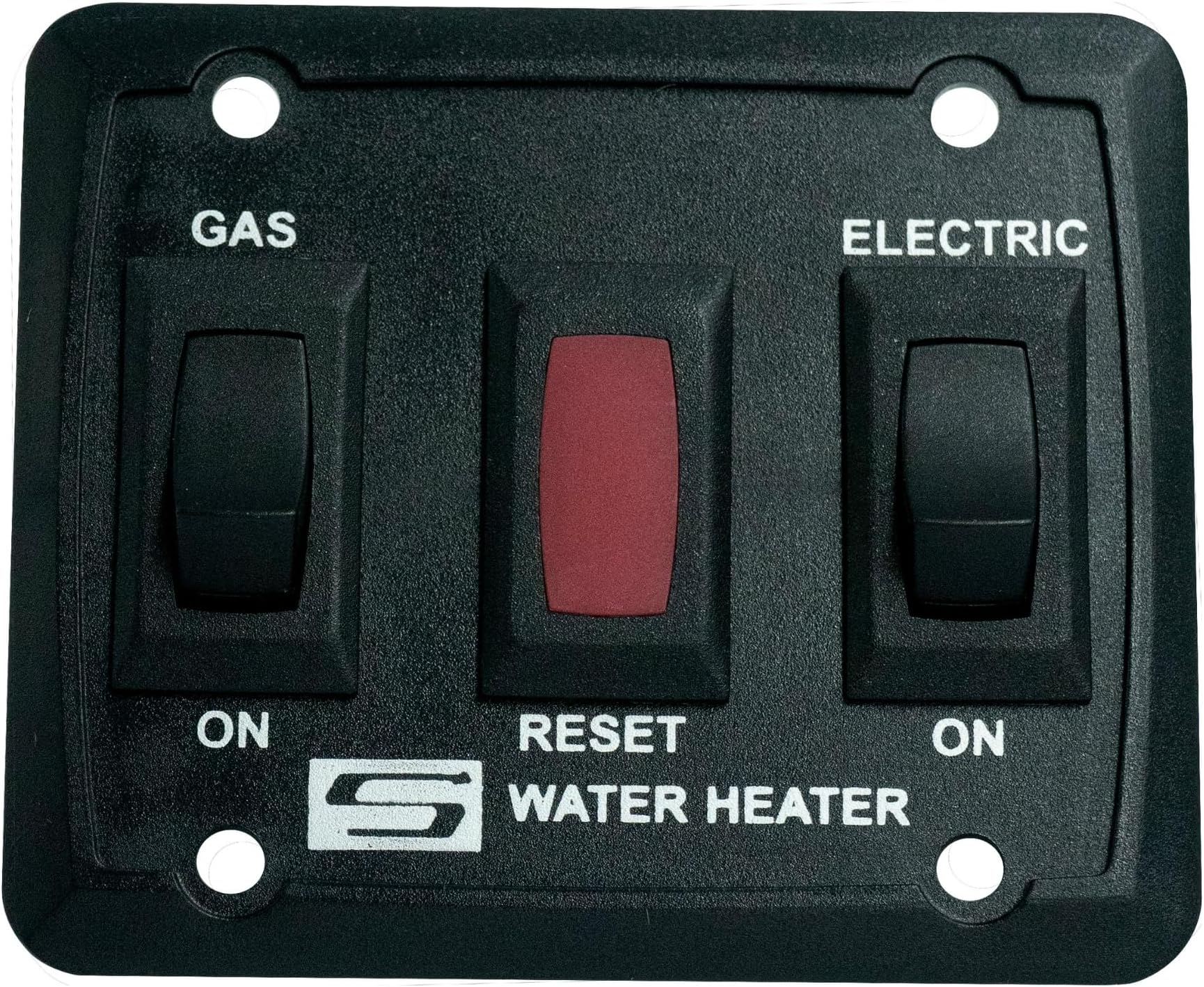 Suburban 233111 DEL Water Heater ON/OFF Wall Switch, Black RV Interior Wall Mount On/Off Switch for control and operation of Suburban "DEL" models tank water heaters