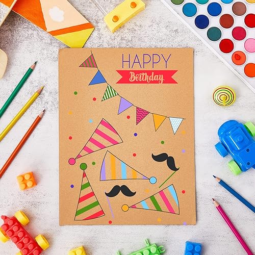 Miniatura 6 de Henoyso Paquete de 110 hojas de cartón corrugado de 11 x 8. 5 pulgadas, hojas planas de cartón para embalaje, insertos cuadrados planos, separadores