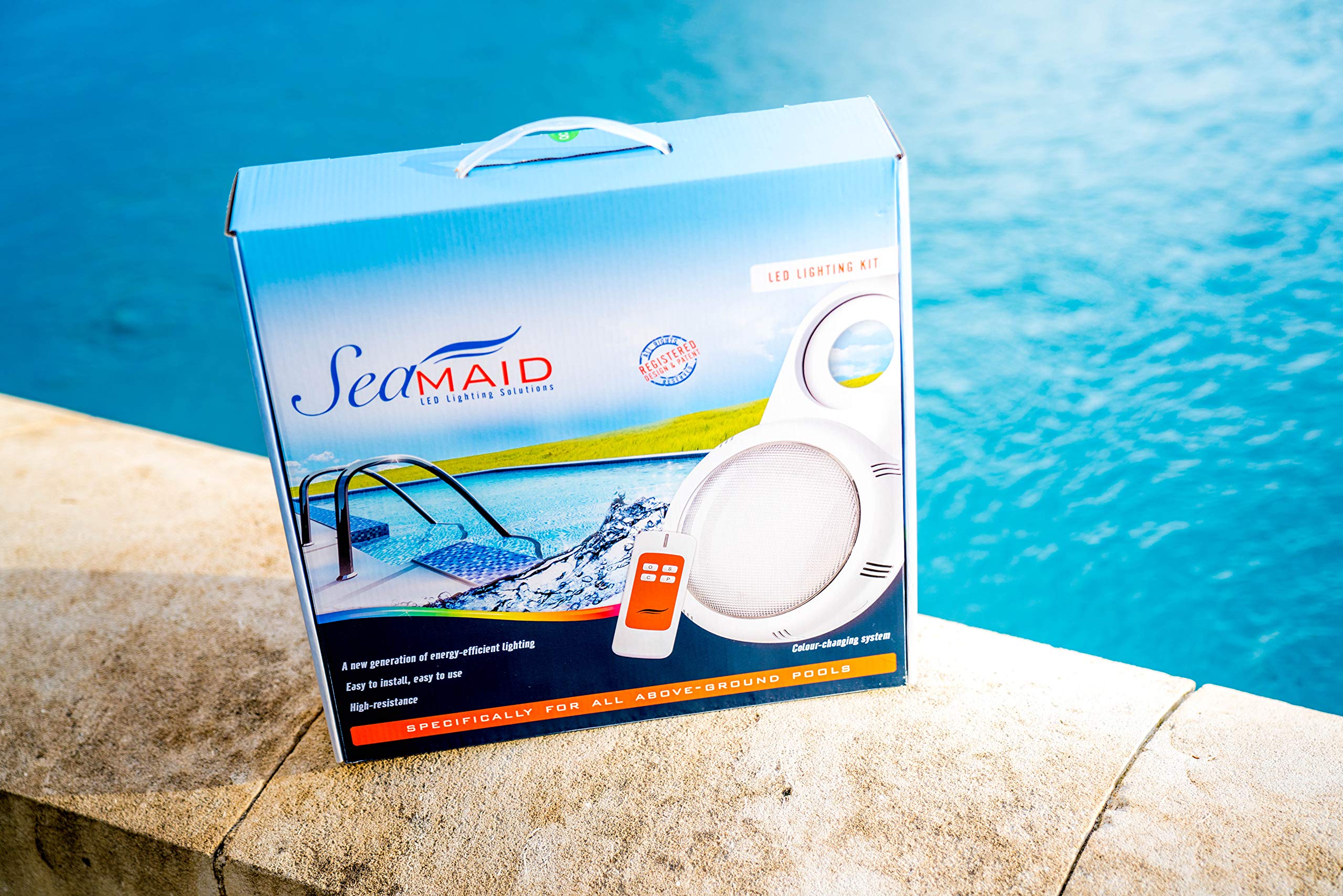 SeaMaid Projecteur Couleur 36 LED 200 Lumen téléco