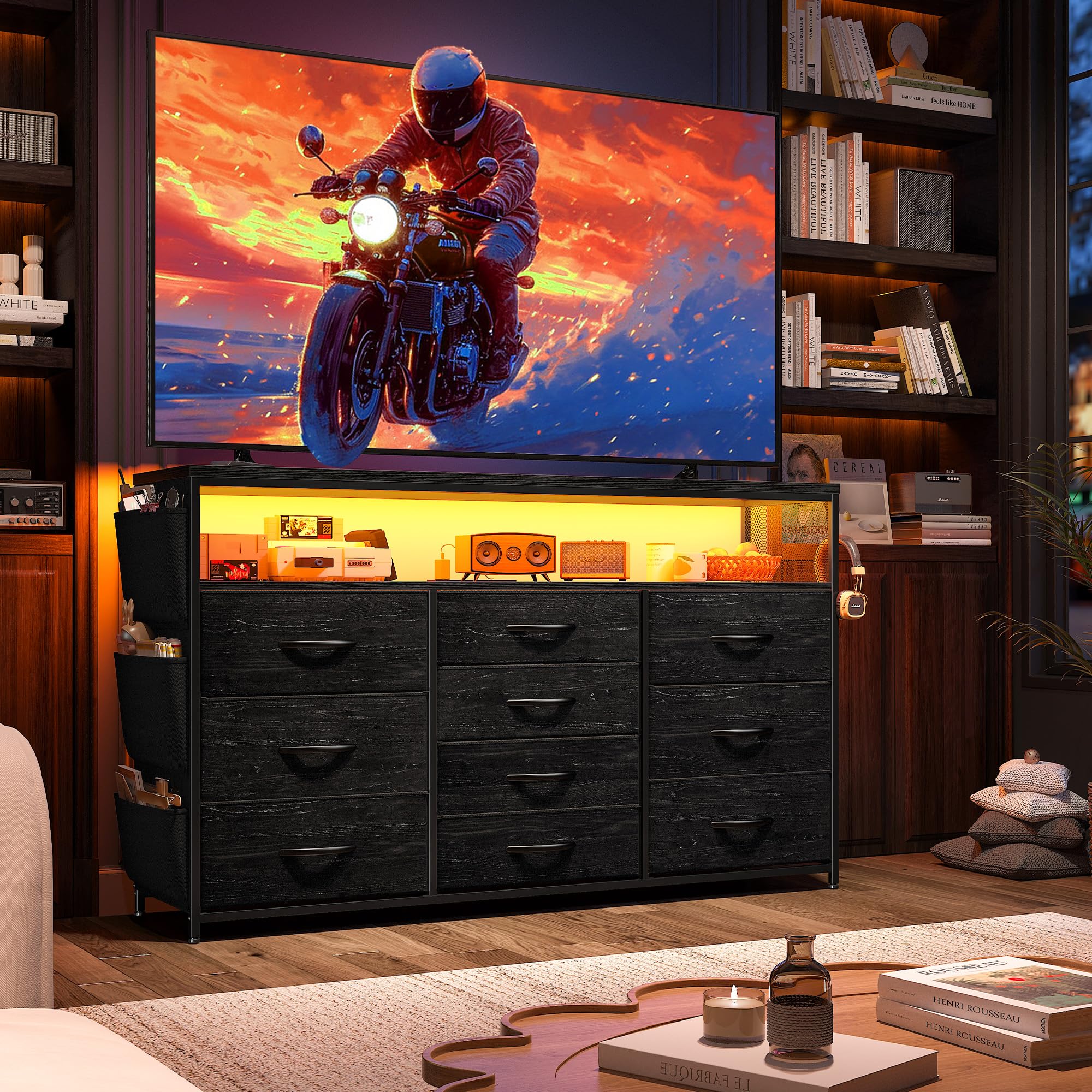 immaterealイマテリアル all ポンチョ deresデレス Amazon.com: EnHomee Dresser for Bedroom with 10 Drawers for 55