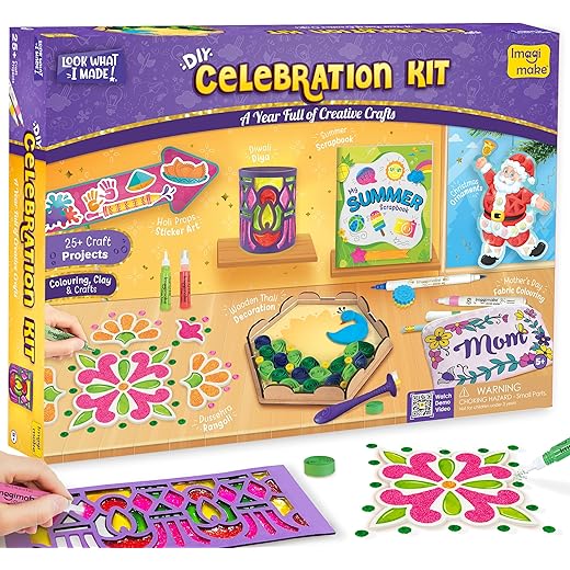 Imagimake Celebration Kit - 25+ Craft Projects