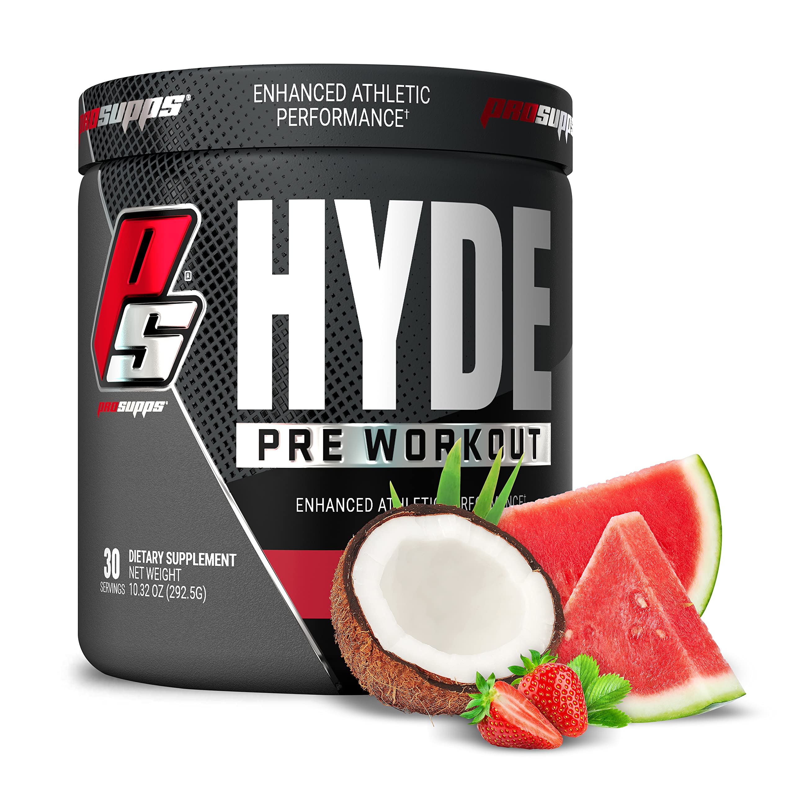 ProSupps® Hyde Pre Workout for Men and Women - Enhances Mental Focus and Muscle Strength - 292g / 30 Servings - 4 Flavours Available (Tigers Blood)