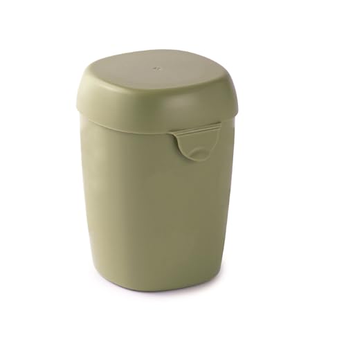 Snips Porta Yogurt Refrigerato, Contenitore per Merende e Pappe, 0,5 L,10 x 9 x 13 cm, Verde, Coperchio con Chiusura di Sicurezza