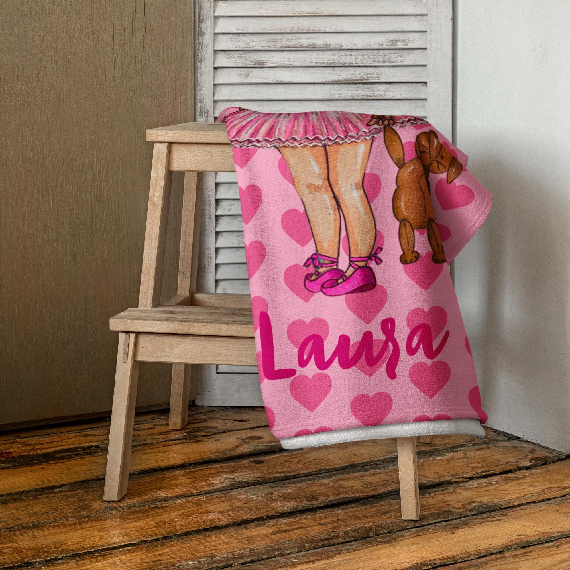 Serviette Personnalisée Danseuse 152x76 cm – Niña Danseuse