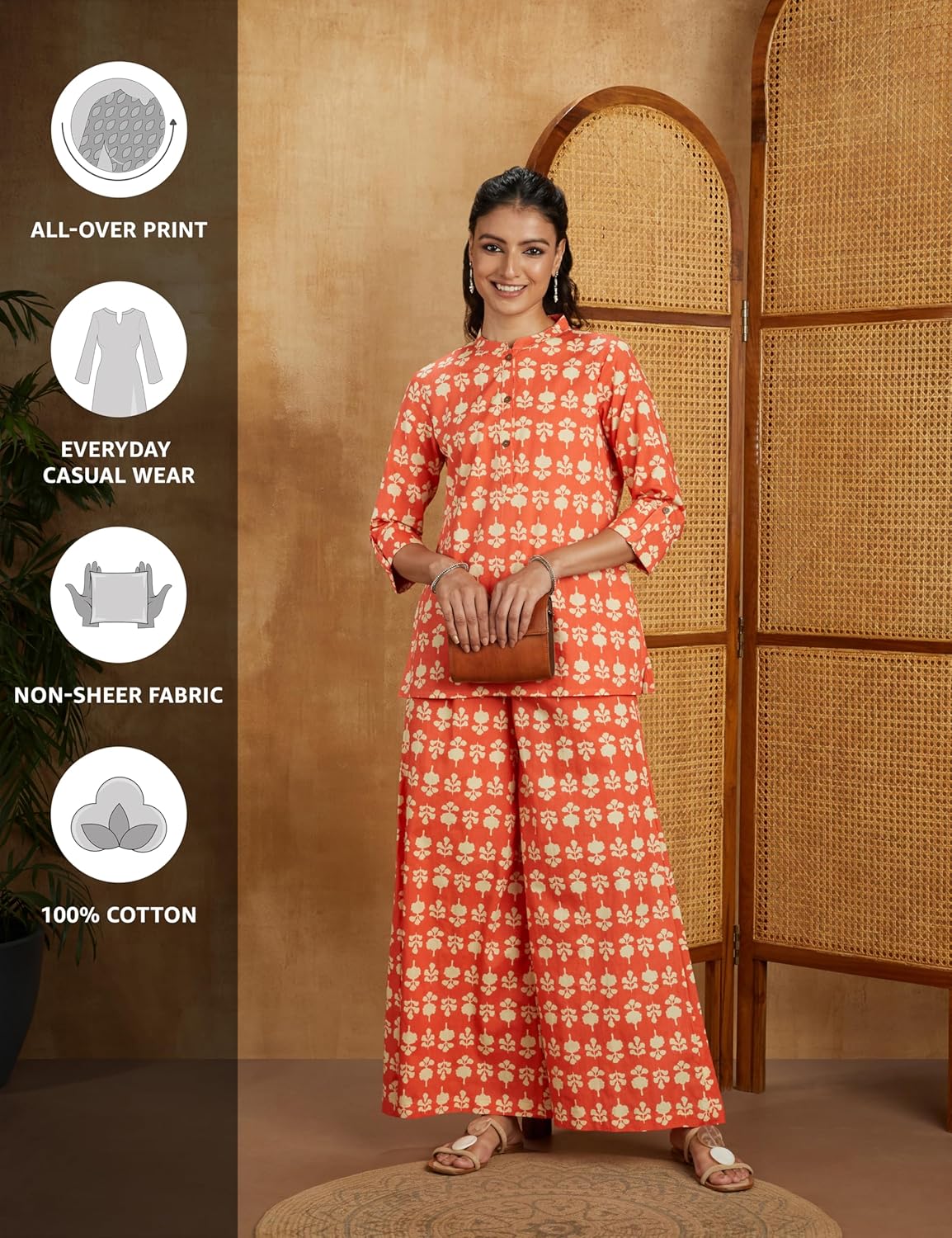 Amazon Brand - Myx Women's Printed Regular Cotton Short Kurti 3 91XJF2ve7TL. SL1500