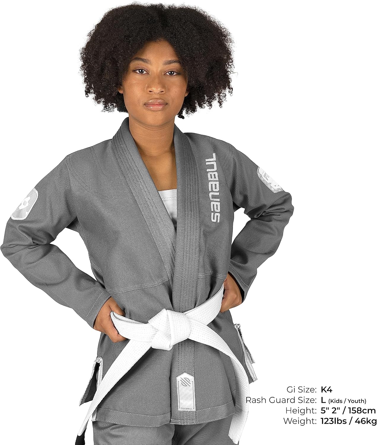 Sanabul Future Legends BJJ Gi for Kids Jiu Jitsu Gi Kimono for Children Youth Preshrunk Fabric & BJJ White Belt Included