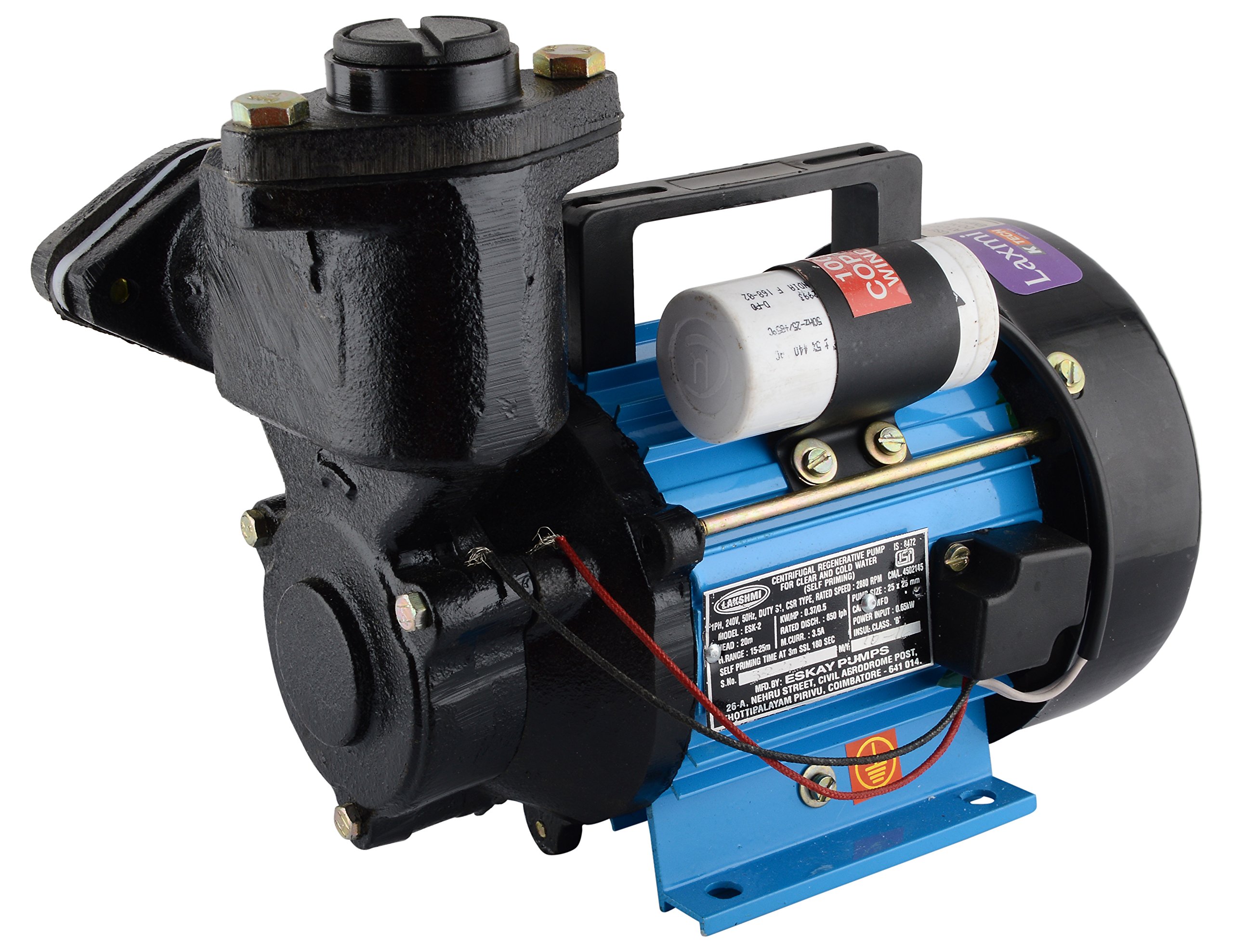 Laxmi 0.5 HP Self Priming Monobloc Motorized Metal Water Pump (Blue and Black) (B01N6GT5J4) Amazon Price History, Amazon Price Tracker