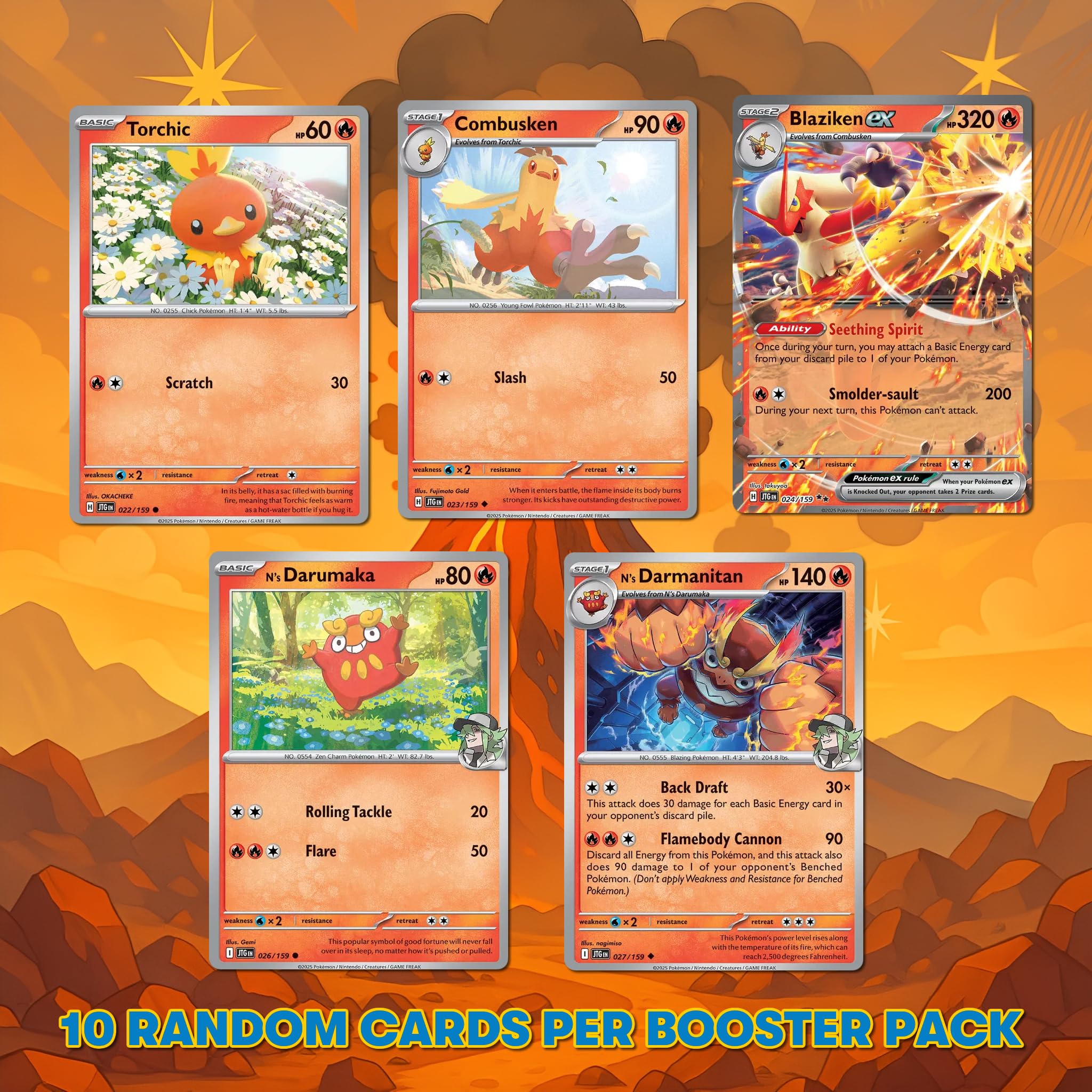 Pokemon TCG Scarlet & Violet Journey Together Booster Pack x4, każda zawiera 10 kart Pokémon, idealne dla fanów Pokemon Journey Together Booster Box