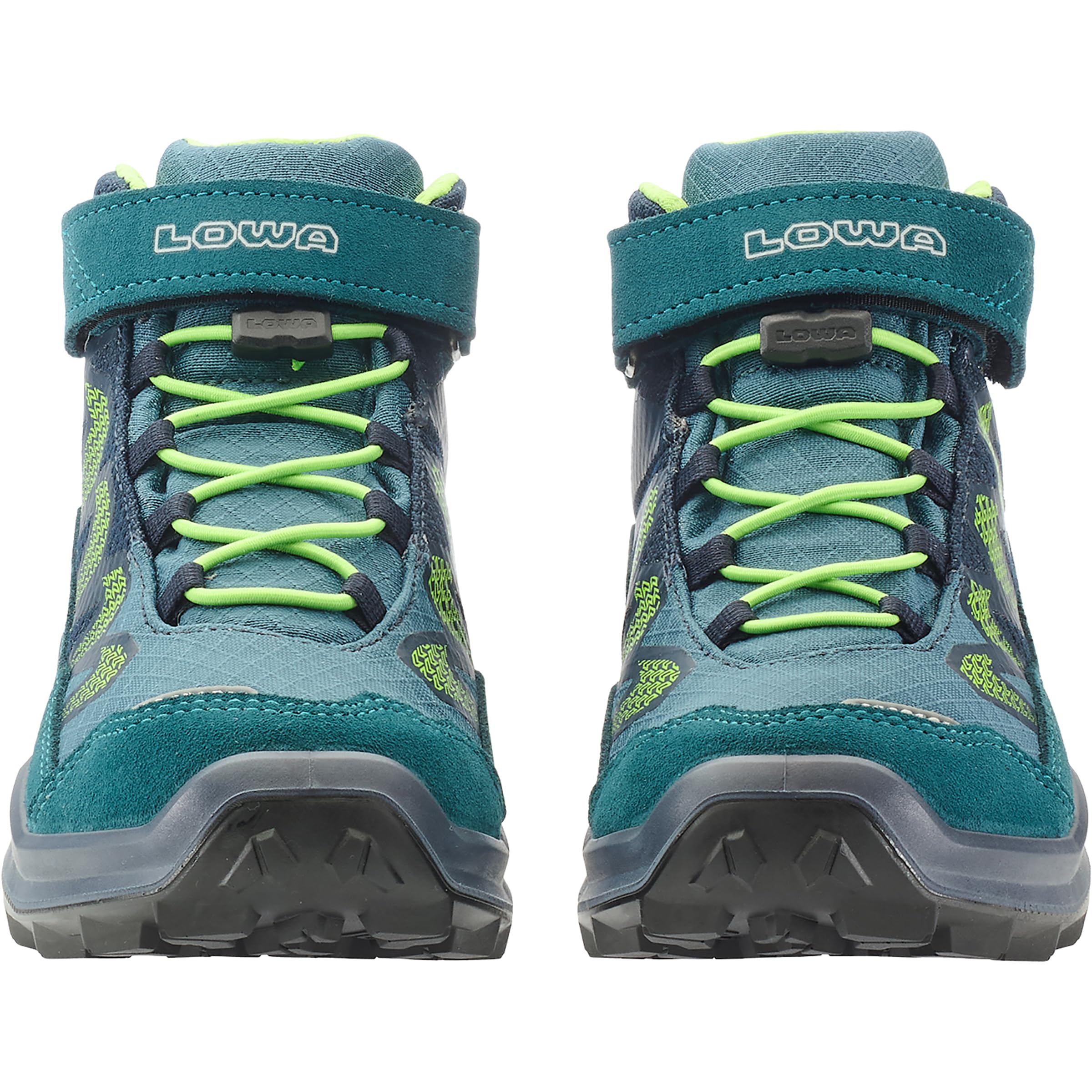 LOWA Kinder Maddox Pro GTX Mid VC Schuhe, Petrol-Limone, 36
