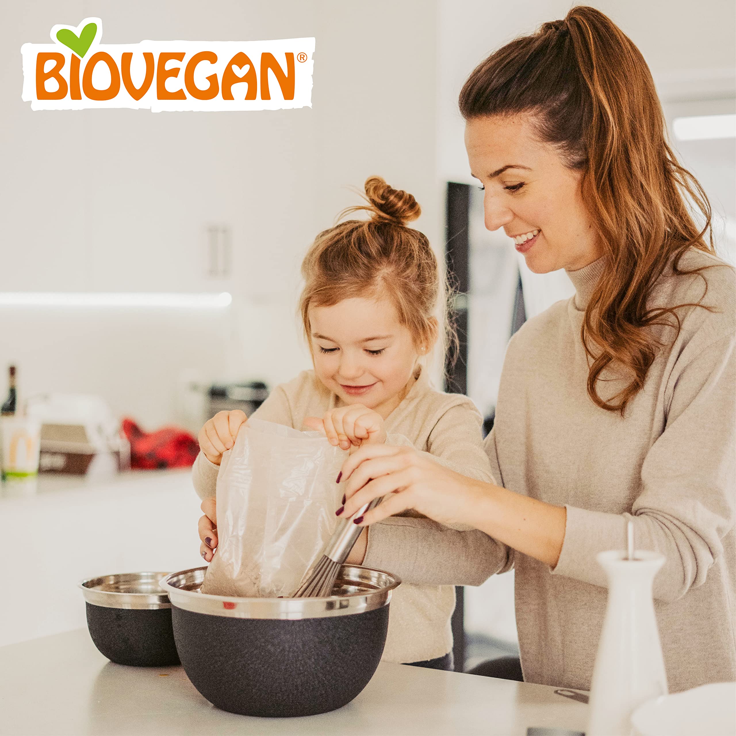 Biovegan Mein Omelett-Ersatz, pflanzlicher Ei Ersatz aus Kichererbsen, ideal für leckere Omeletts oder Spätzle, glutenfrei und vegan, 15 x 43 g (645 g)