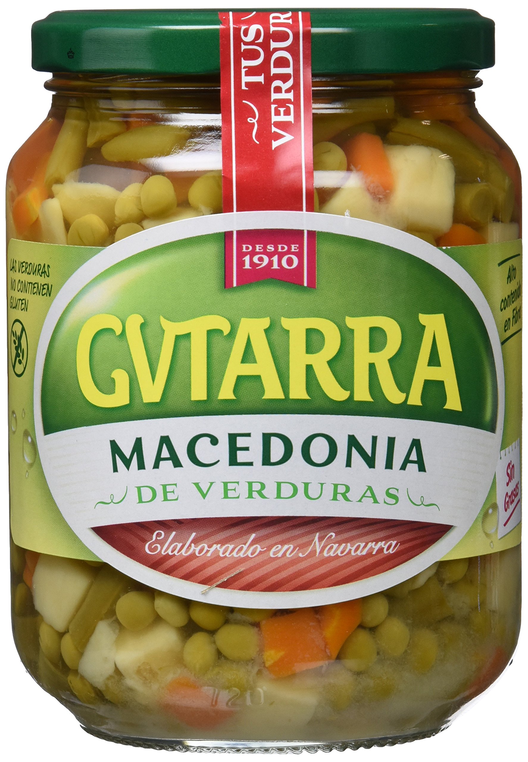 Macedonia de Verduras Gvtarra, Paquete de 6 x 450 Gramos