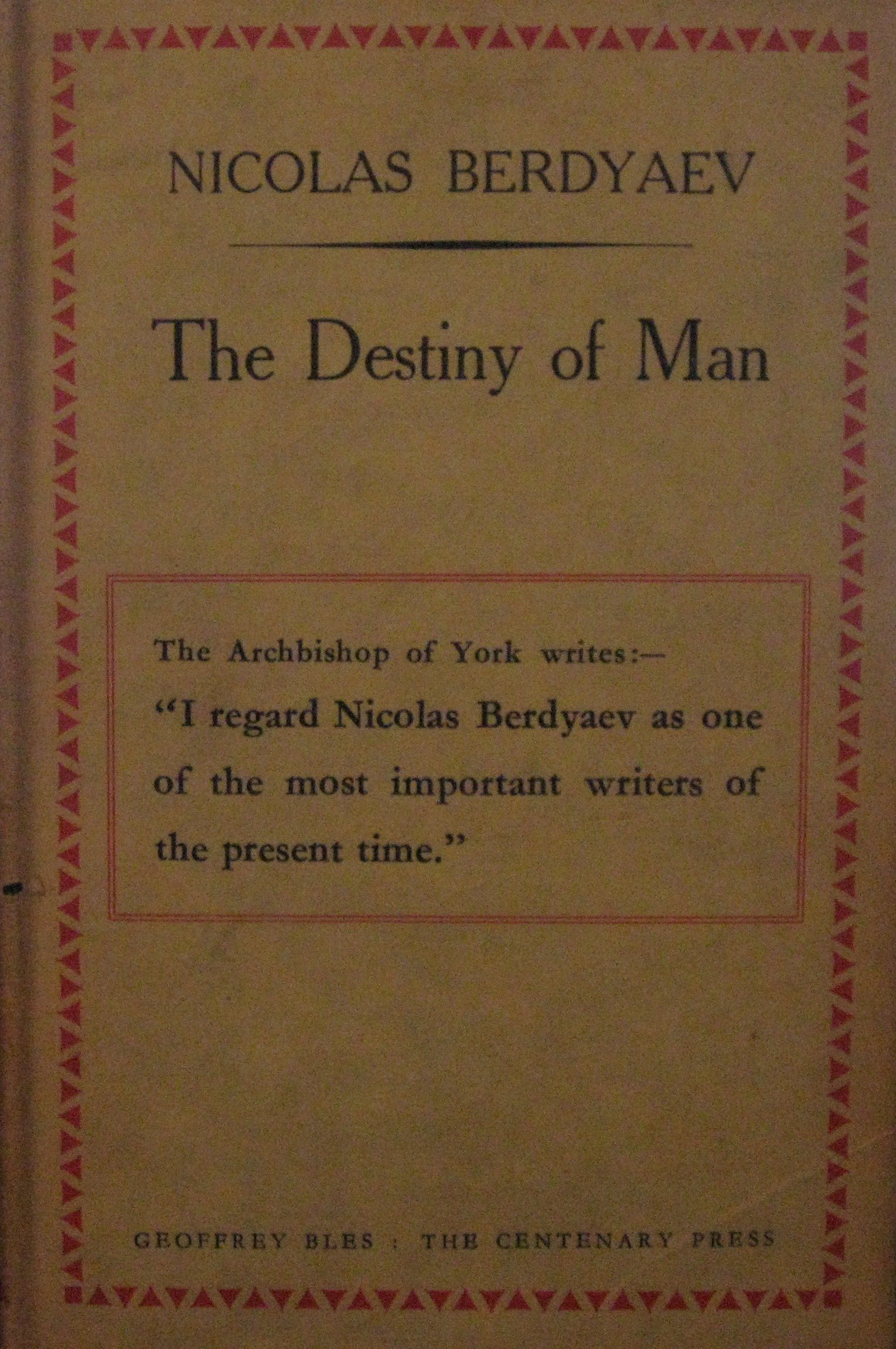 Buy The Destiny of Man — BookShops.in