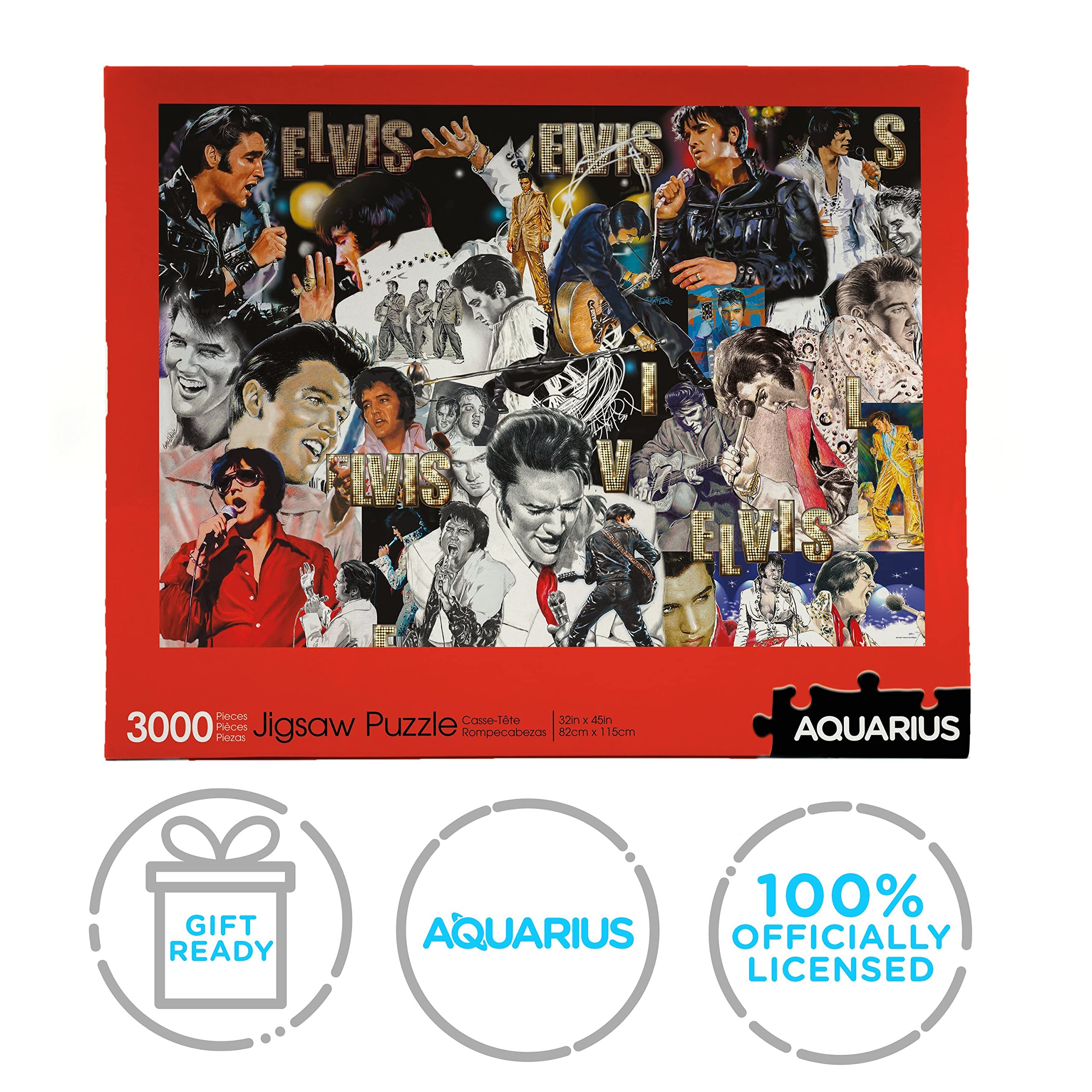 Elvis Presley 68518 - Puzzle da 3000 pezzi, 32 x 45 cm